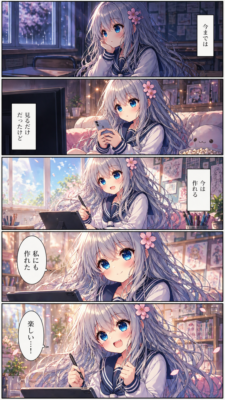 自分にも作れたと実感するシーン