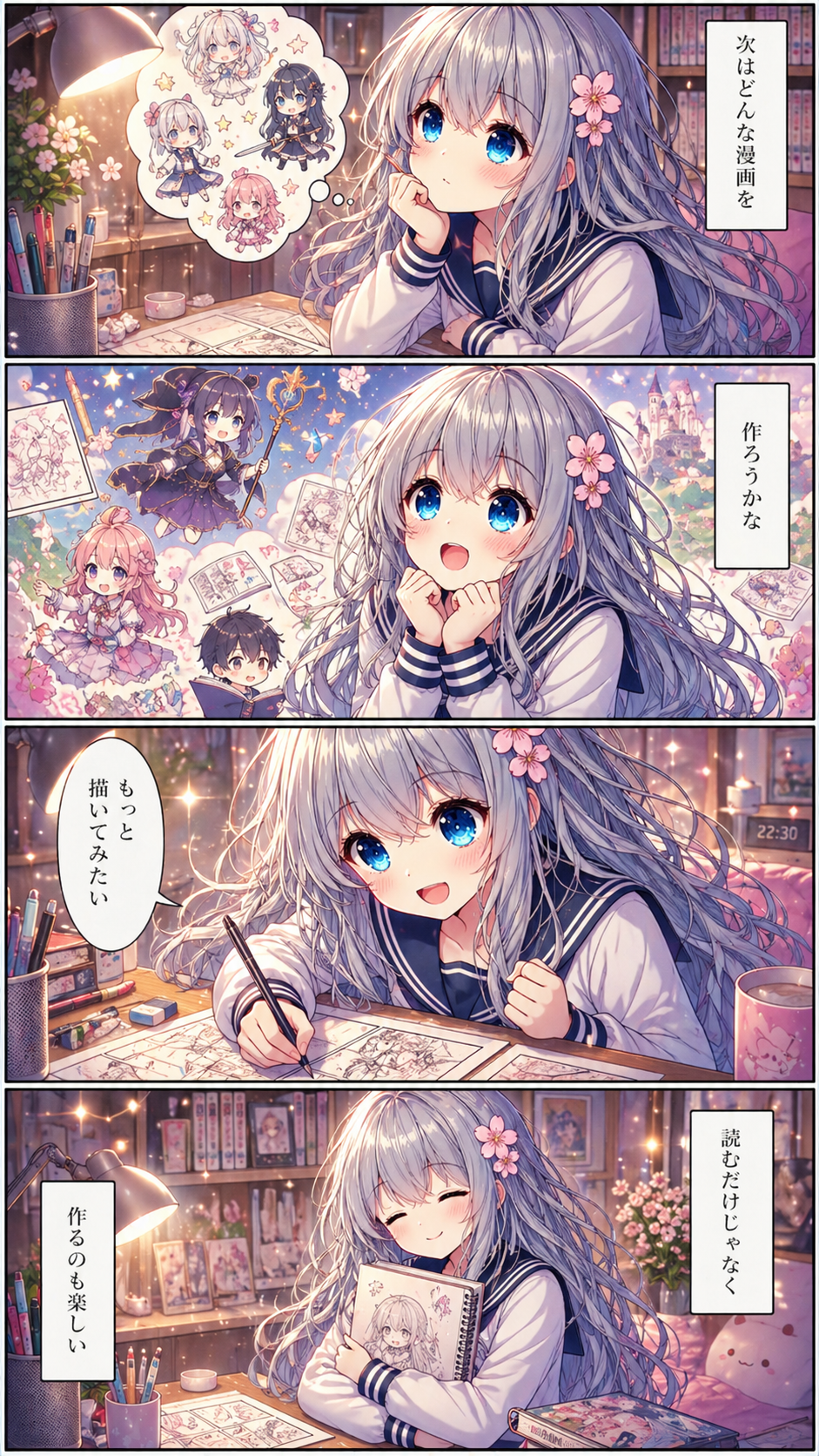 次の創作意欲が広がるシーン